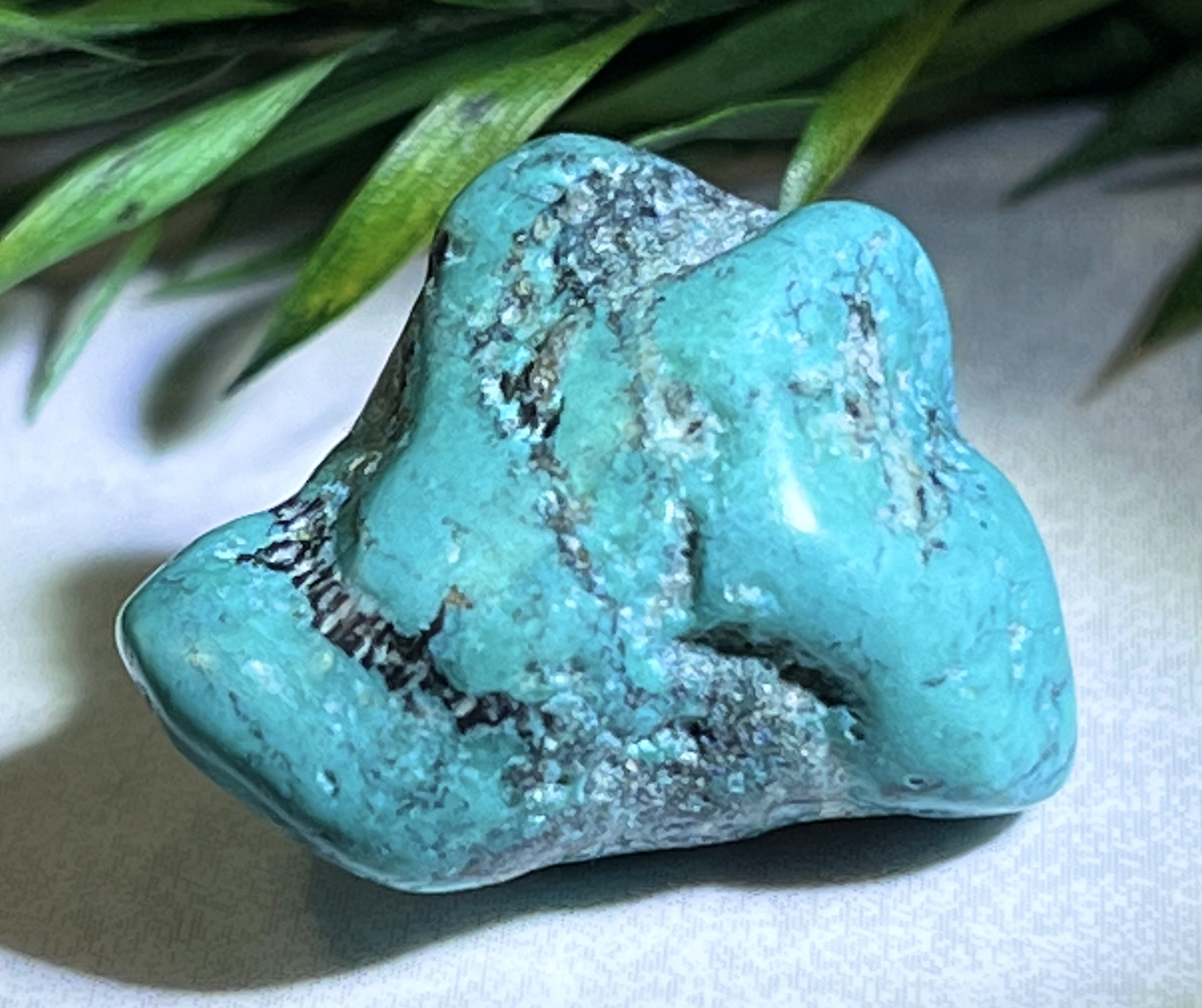 幸運を呼ぶ石】ターコイズ ❂霊力注入済 勇気 幸運 守護 旅行運 行動力