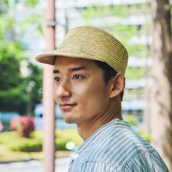 セシル Cecil つば広カンカン帽 麦わら帽子 ロングリボン ブラック