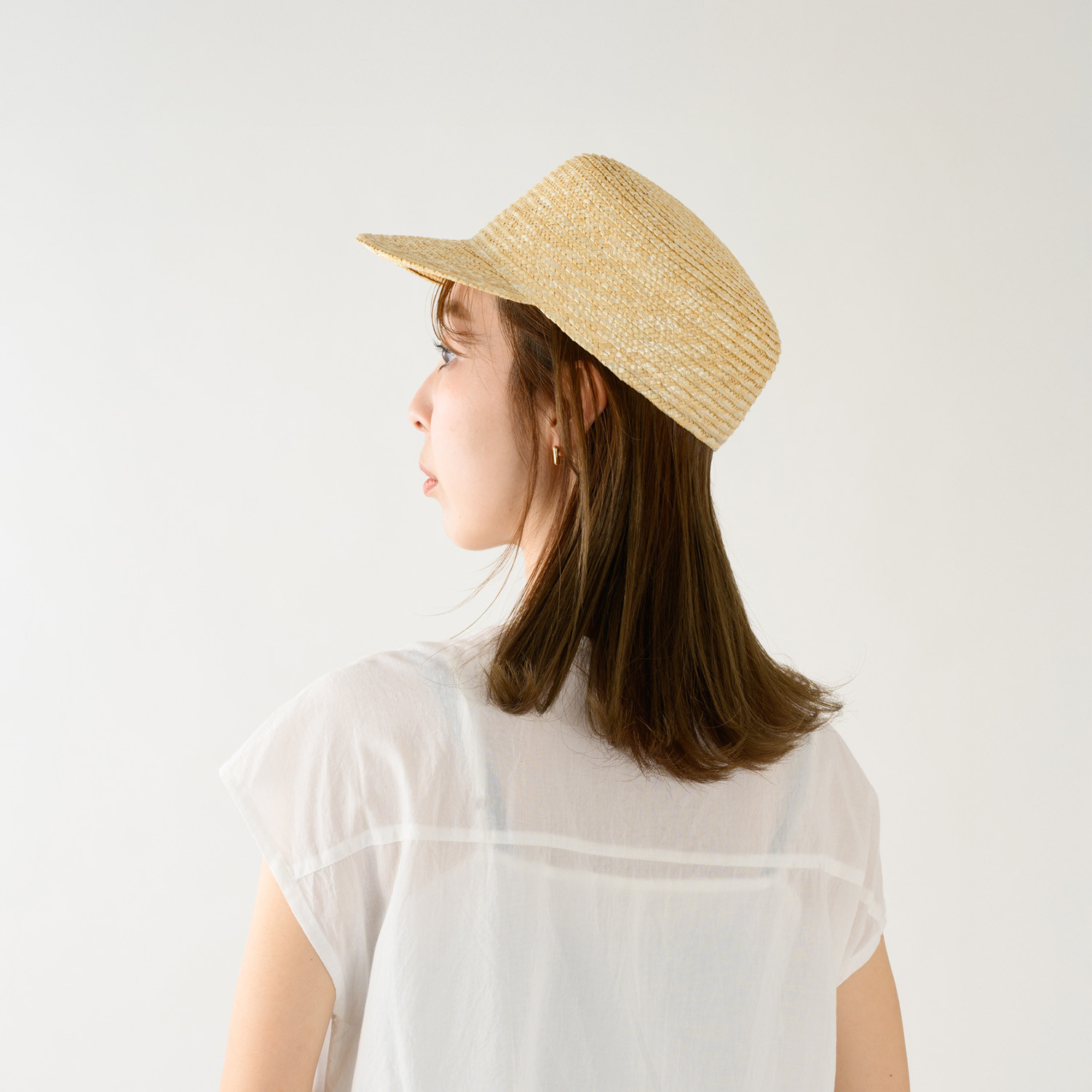 Orel オレル 太麦 ショートつば キャップ 57.5cm [UK-H151-NA-M]