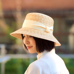 田中帽子店Anika（アニカ）麦わら 女優帽 婦人用帽子 田中帽子店