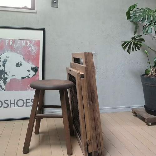 アラジンストーブ用アイアン&ウッド ストーブガード その他家具