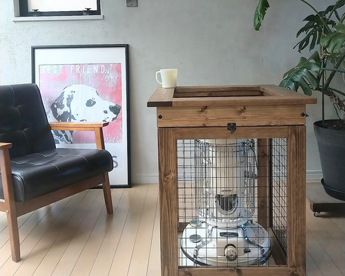 ◼️□◼️アラジン用ウッド&アイアンストーブガード◼️□◼️ アラジンストーブ用アイアン&ウッド ストーブガード その他家具