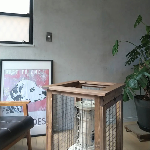 ○アラジンストーブ用ウッド&アイアンストーブガード○ アラジンストーブ用アイアン&ウッド ストーブガード その他家具