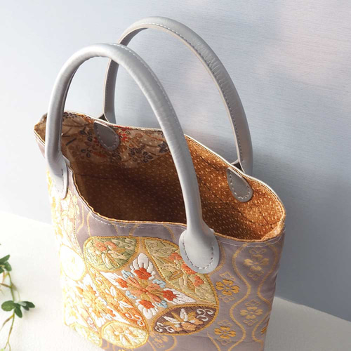 西陣織】着物帯リメイク✧*バッグ（京都西陣/着物リメイク/着物バッグ