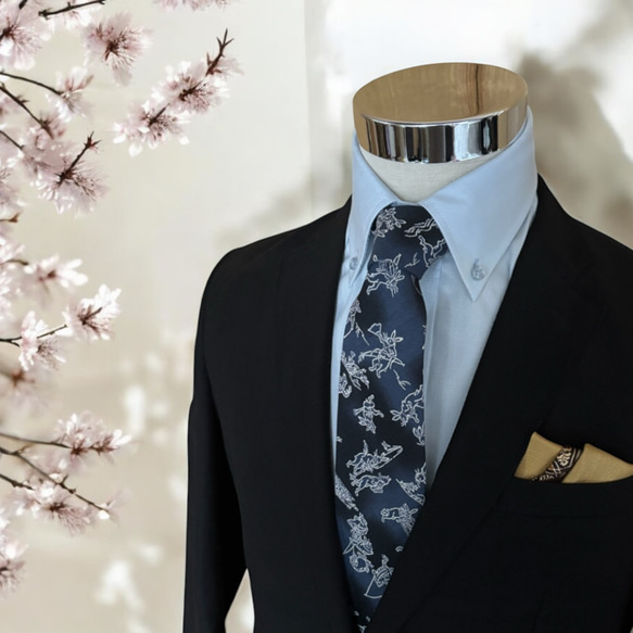 鳥獣戯画ネクタイ　日本最古の漫画 1枚目の画像