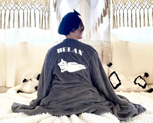 ねこ刺繍 毛布 着る毛布 ルームウェア 毛布 着る毛布 ねこグッズ 毛布 着る毛布 ルームウェア 毛布 着る毛布 その他