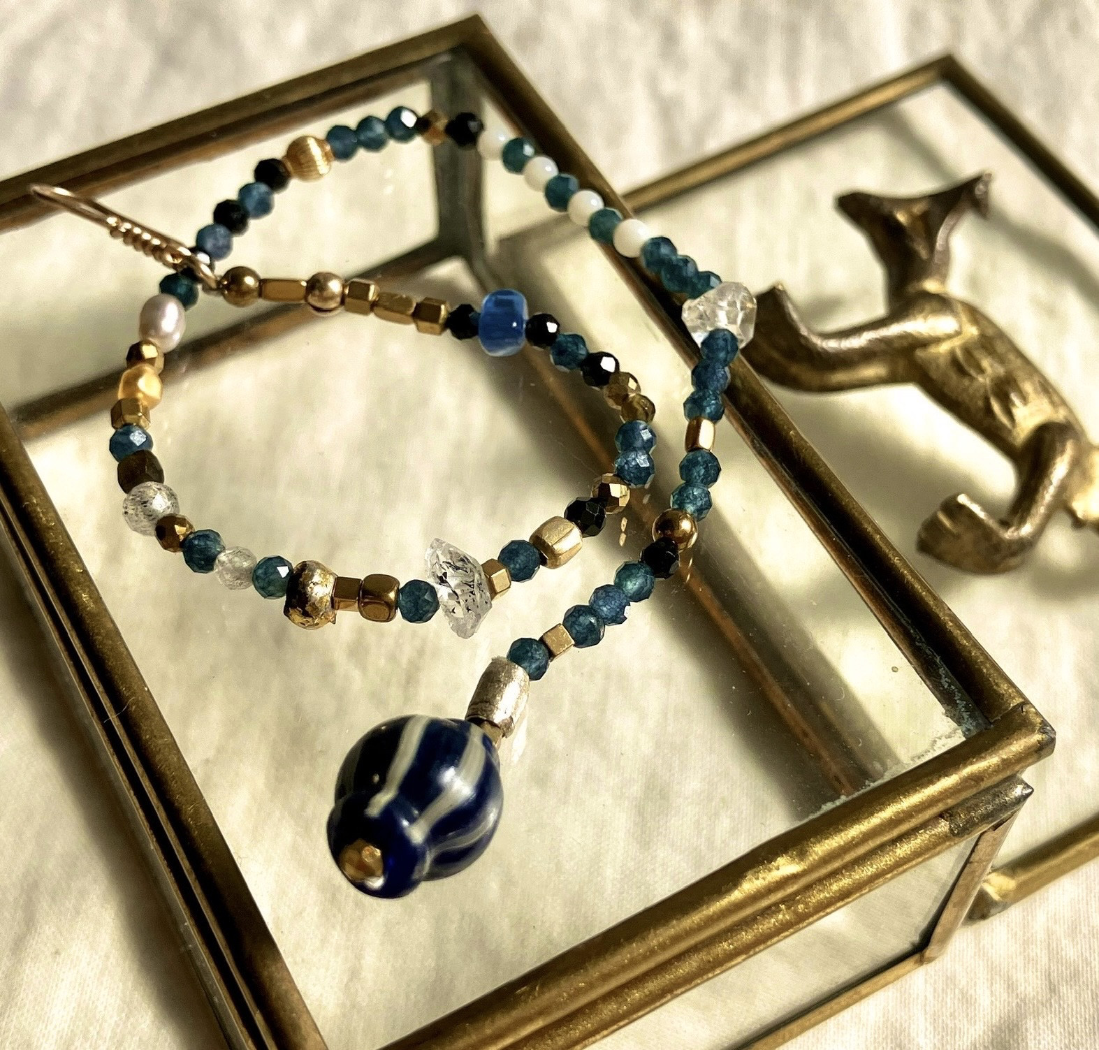 Starry circus　星空サーカス　K14gf金具ブレスレット　１点もの