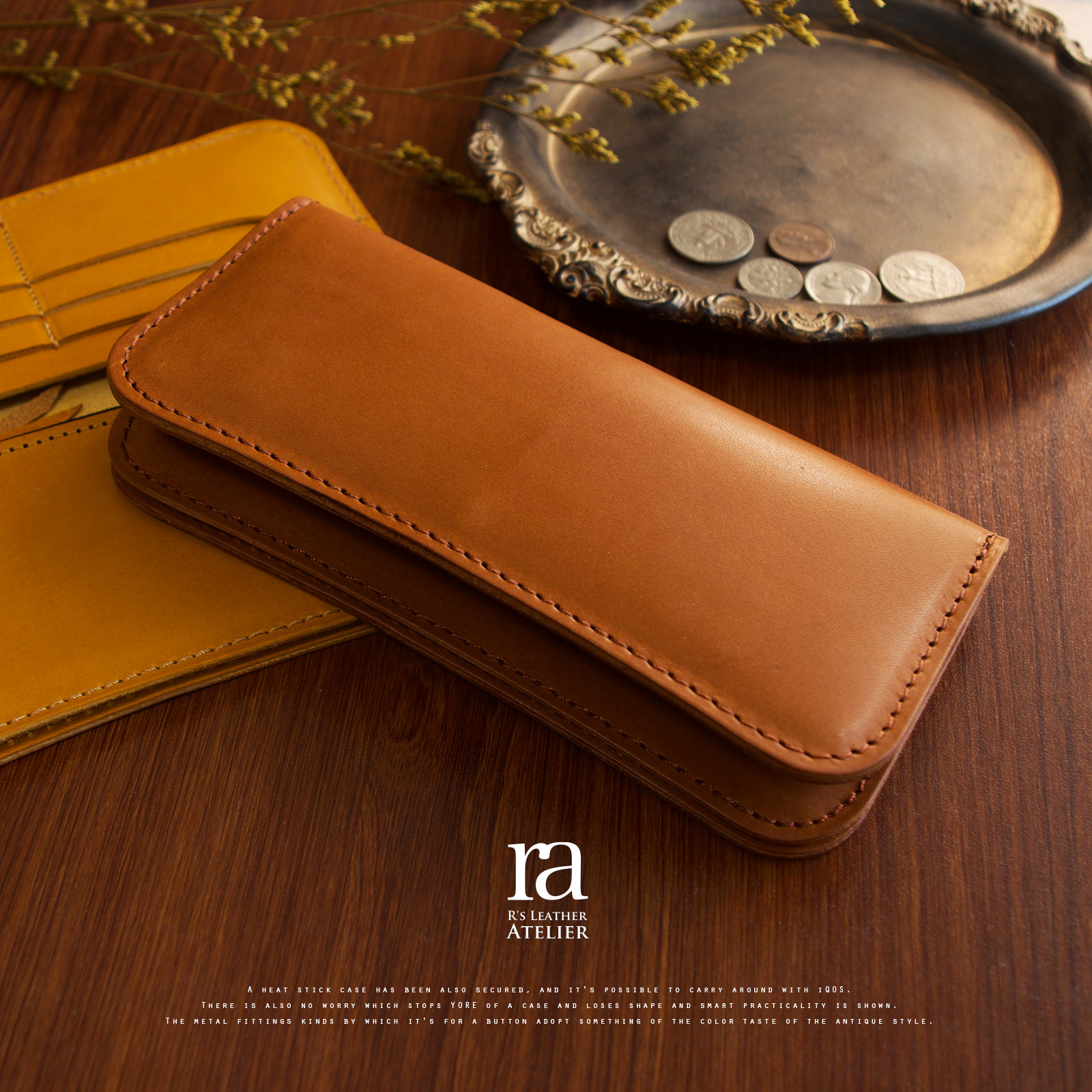 経年変化を愉しむ 国産高級レザーのロングウォレット / 本革 栃木レザー 長財布 ギフト エイジング