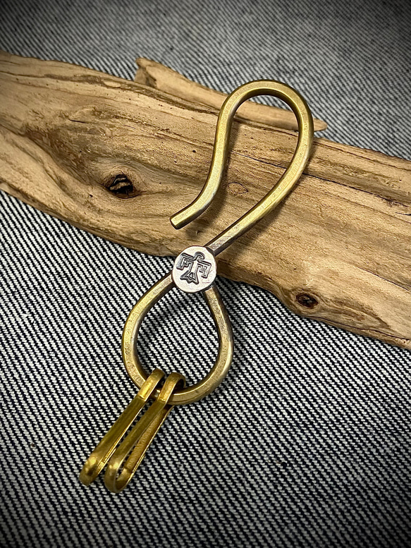 シルバーコンチョキーリングsilver navajo