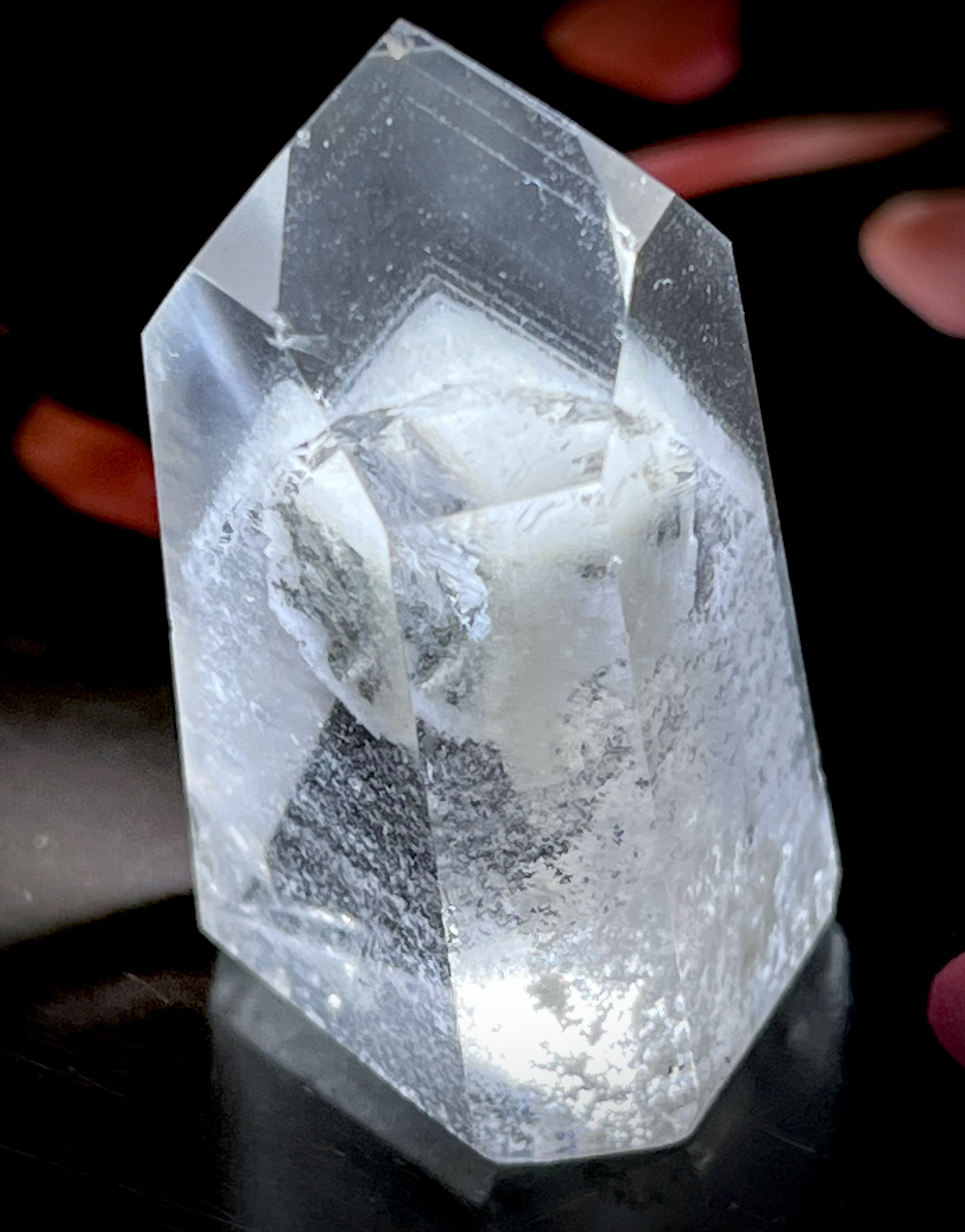 龍脈水晶　パイライトインクォーツ　クリスタル　水晶　黄鉄鉱　ファントム
