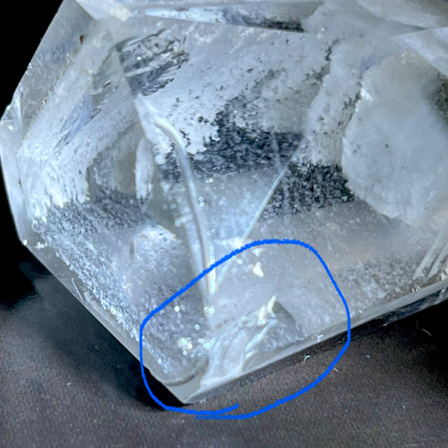 龍脈水晶 パイライトインクォーツ クリスタル 水晶 黄鉄鉱 ファントム