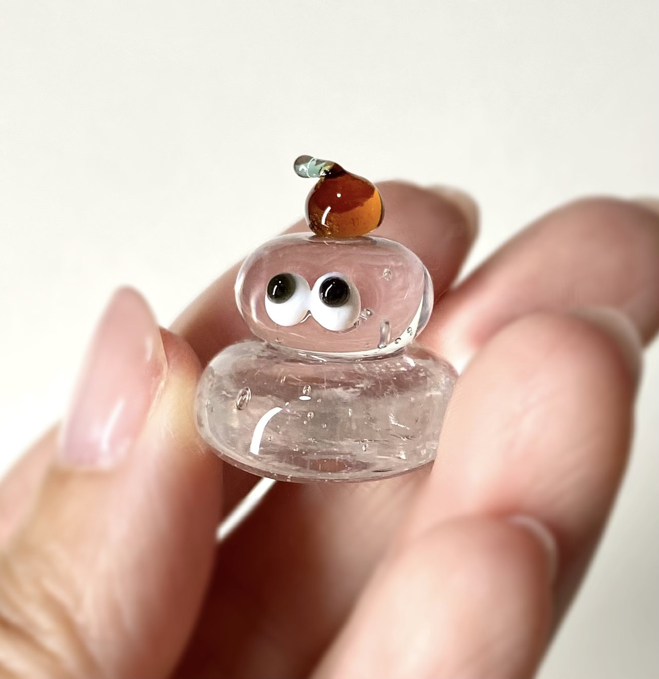 柏餅とちまき ガラス細工 ミニチュア 柏餅とちまき ガラス細工