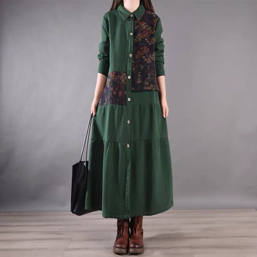 秋冬新品 裏起毛 ワンピース 【受注製作】