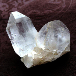 ヒマラヤ水晶 タントリックツイン クル産/原石・鉱物/4月誕生石 癒し