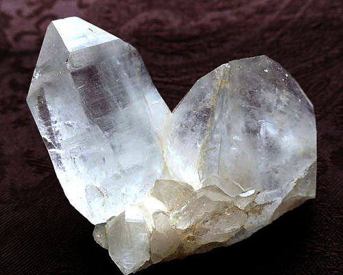 タントリックツイン　ヒマラヤ　マニカラン産　クリスタル　水晶 原石　クラスター ヒマラヤ水晶 タントリックツイン クル産/原石・鉱物/4月誕生石