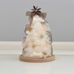 「ホワイトフラワーツリー」❤︎ シーグラスアートMerci l'arbre 文字 シーグラスアート❤︎「ホワイトフラワーツリー」Merci l'arbre 文字