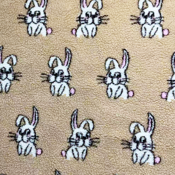 マフラー　ハンドメイド　フリース　ウサギ 楽天市場】フリース 生地 布 秋冬 アニマル柄 毛玉防止 アンチ