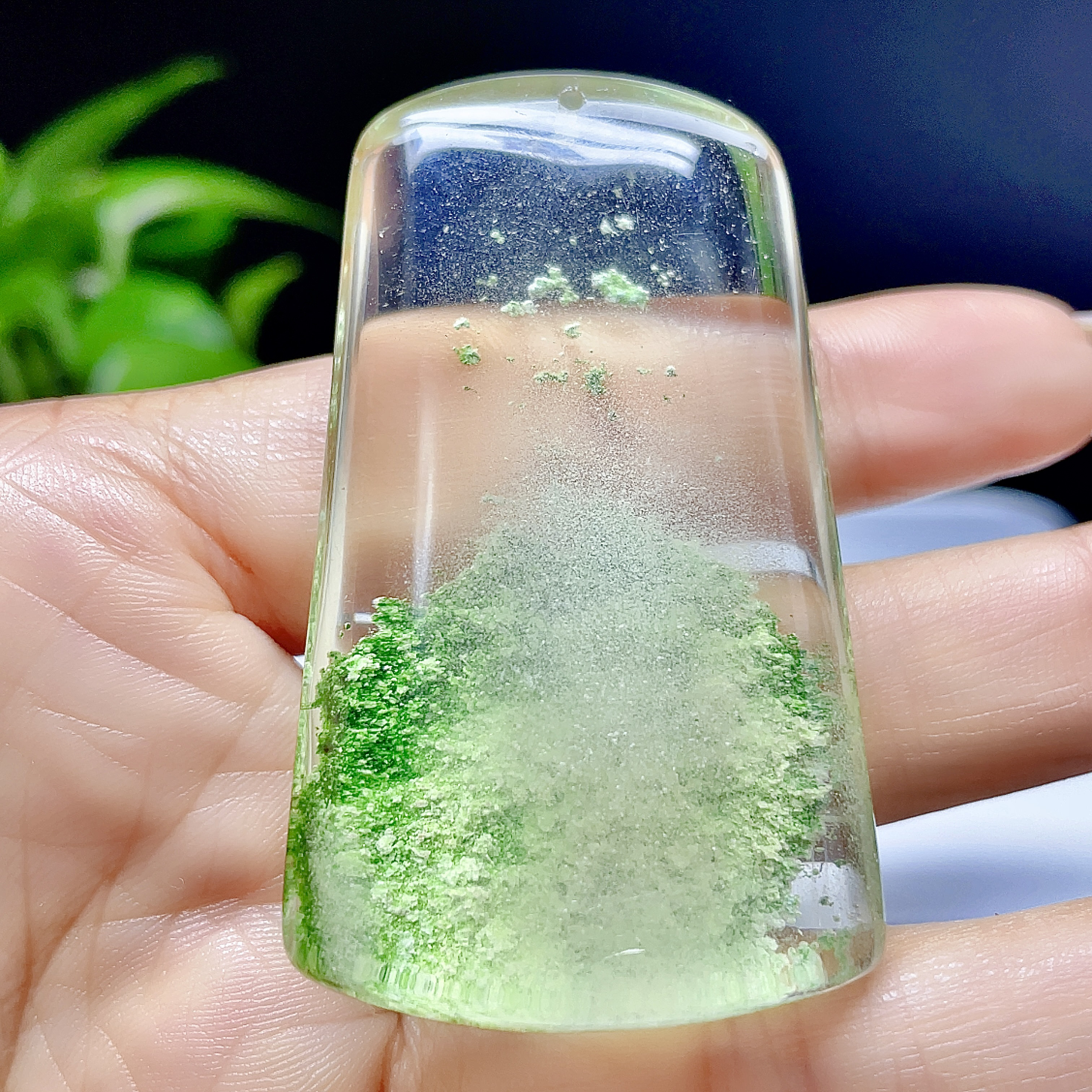 【高品質】 ガーデンクォーツ　庭園水晶　幽霊水晶　ペンダント　ネックレス　3