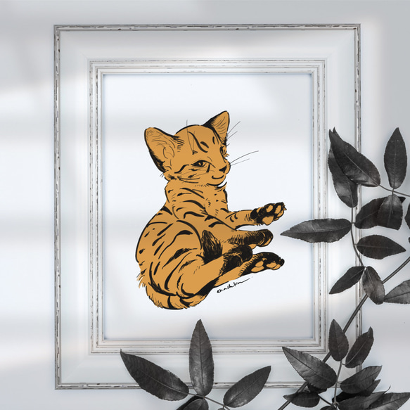 手描きペット似顔絵【A4】｜オーダーメイド / 犬 猫 小動物