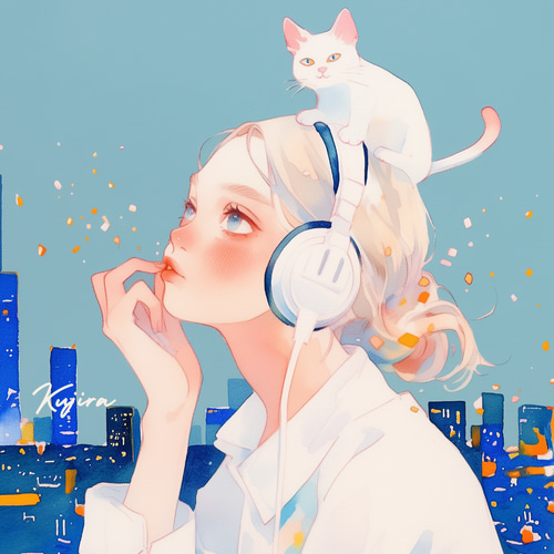 受注生産】人と動物AIイラストオーダー(壁紙) イラスト kujira8016