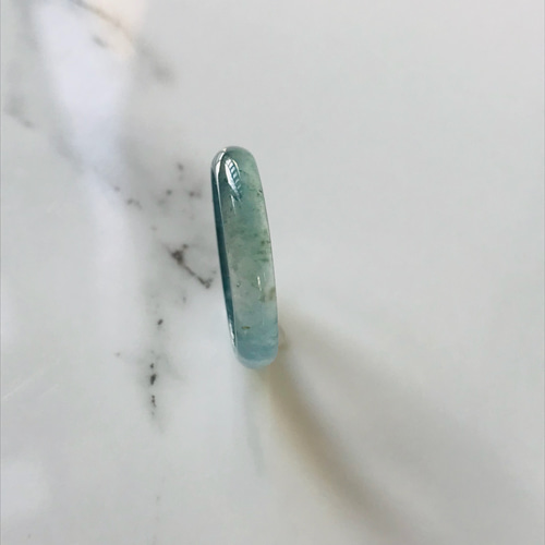 [R120-018］ 翡翠　くりぬき　リング　天然石　グアテマラ産　19号　指輪 R120-018］ 翡翠くりぬきリング天然石グアテマラ産19号指輪