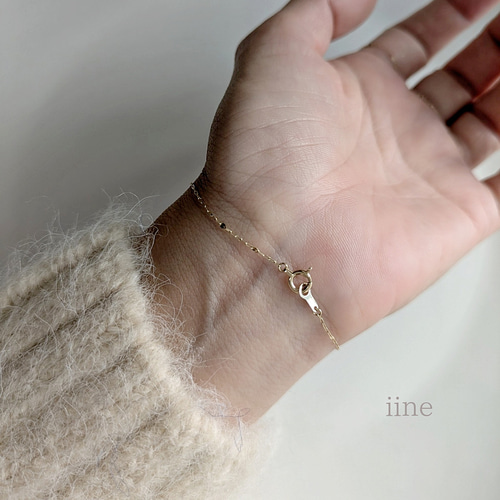 k10】【ブレスレット】スキンジュエリー*ペタルチェーン