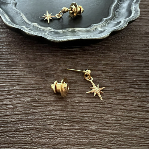 選べるコフレB クリスマスミニブローチ3点セット＋星のピンブローチ