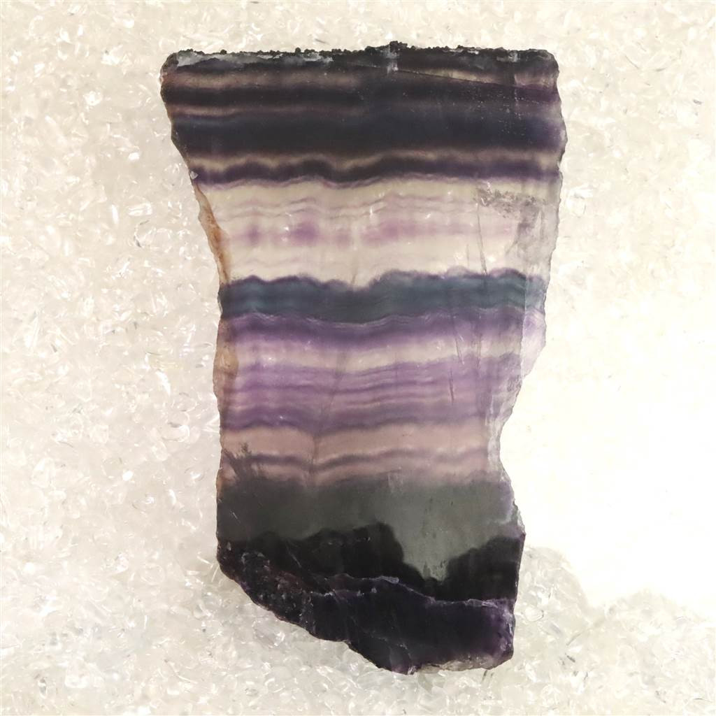 フローライト 蛍石 121mm スライス原石　231g #73582