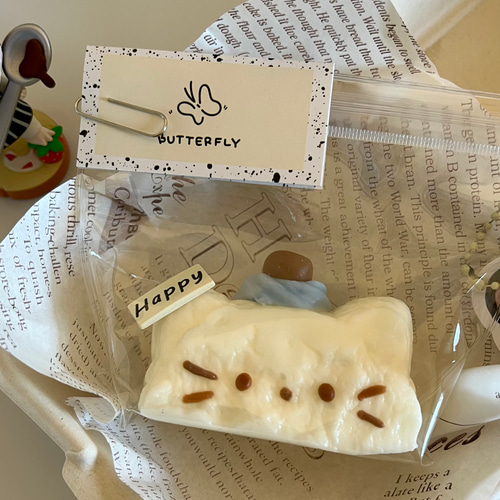 Kato スクイーズ　Nice cakeシリーズ　ケーキ　スーパーシークレット スクイーズ】猫ケーキスクイーズ Cat Cake squishy 雑貨・その他