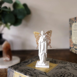 白衣観音立像 』 仏教美術 木彫刻 作品 仏像 立体・オブジェ 佐藤史隆