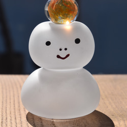 鏡餅くん　（白蛇バージョン）干支 巳 1枚目の画像