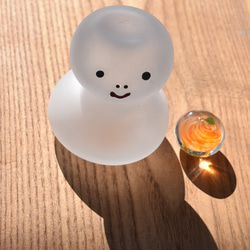 鏡餅くん　（白蛇バージョン）干支 巳 4枚目の画像