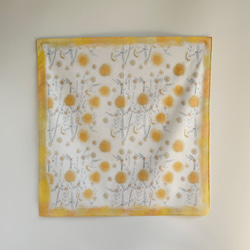 お得なハンカチ2枚セット / 赤の森・月のホワイト / クリスマスギフト / ラッピング込み / 送料無料 16枚目の画像