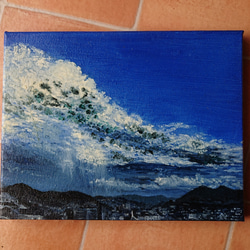 油絵　　太陽の下 運気アップ絵画『真夏の太陽』油絵 | ✨神秘の画室✨