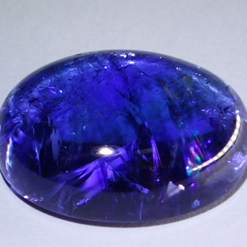☆大きめ天然タンザナイト☆17.8ct/18.1mm☆天然石黝簾石
