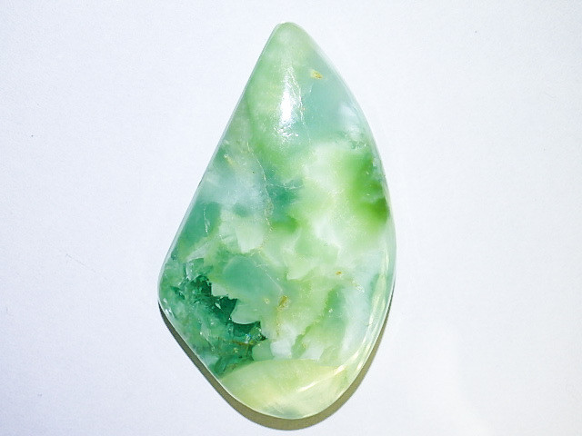 ★神秘の泉★天然石ブルーヘミモルファイト★9.2g/39.7mm★レア鉱物原石ポリッシュ★異極鉱★カボションルース裸石