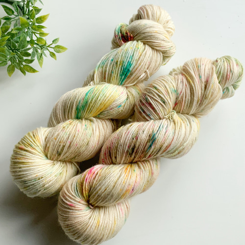 手染め毛糸 ソックヤーン Jm100g 毛糸 Multicolor yarn 通販