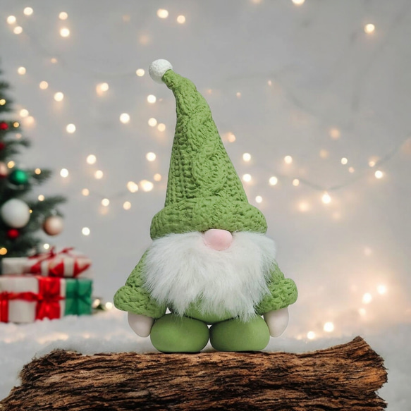 ☆ tokoちゃん様☆クリスマスノームとポインセチア☆4点セット☆小人