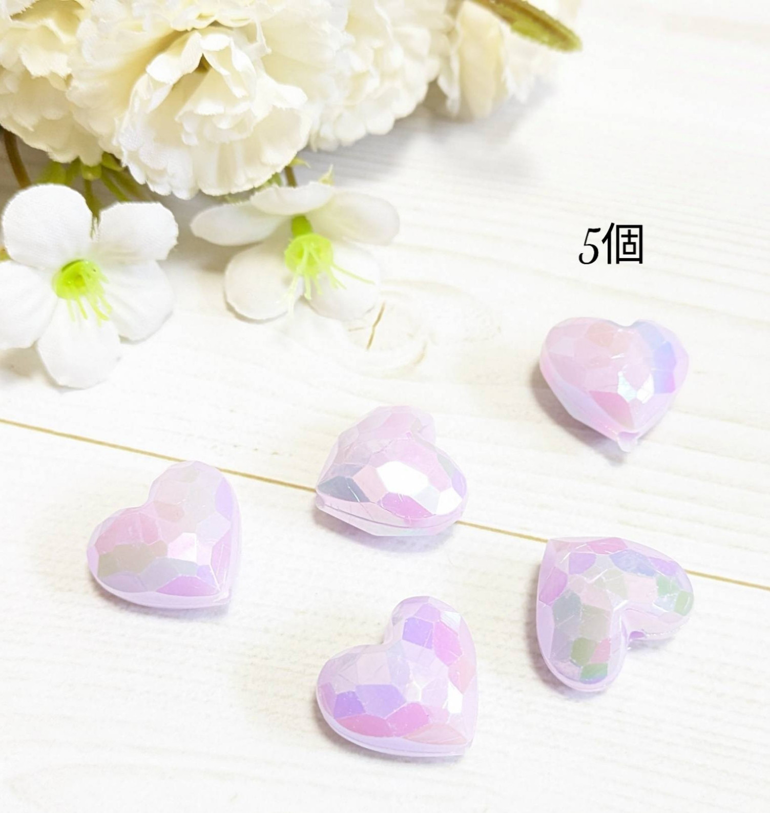 sale‼️N1861❤感謝祭❤️カスタムボールペン キラキラハートビーズ