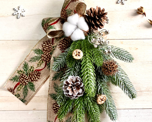 out ゆき様 ビッグまつぼっくり ✧ クリスマス ツリー✧ 松ぼっくりツリー(M) | iichi 日々の暮らしを心地よくする