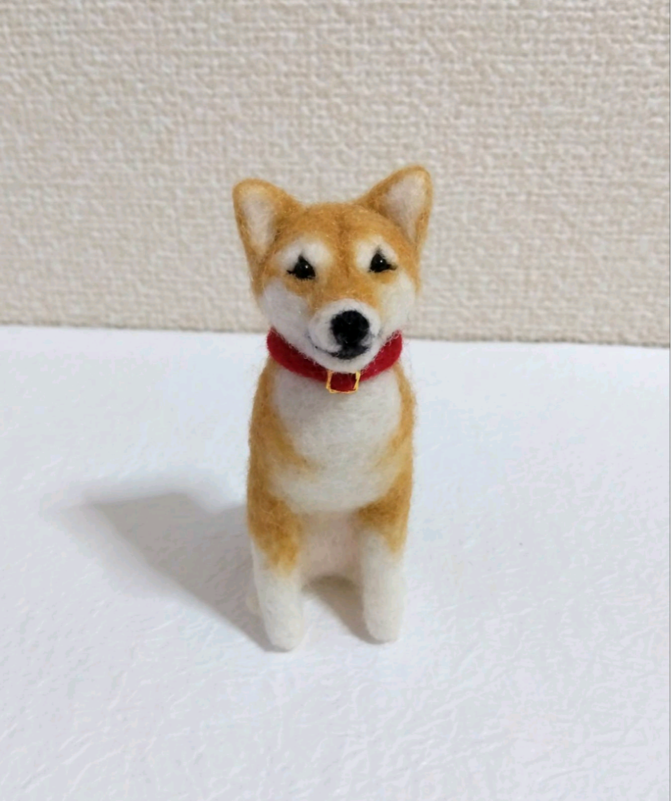 羊毛フェルト　柴犬 羊毛フェルトのリアルドッグ＊柴犬植毛タイプ - create181+