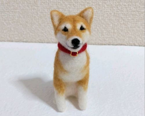 羊毛フェルト　柴犬 羊毛フェルト 柴犬さん 羊毛フェルト Lana** 通販 18541495