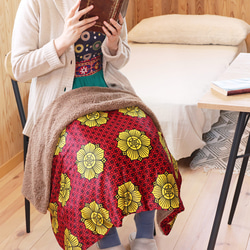 デイジーモチーフ 手編み マルチカバー ブラケット 大判 コットン デイジーモチーフ 手編み マルチカバー ブラケット 大判 コットン