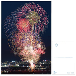 「秋田」日本各地の花火ポストカード  PO-05-007 1枚目の画像