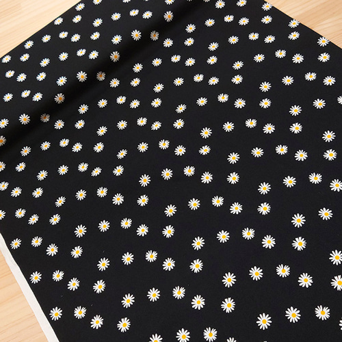 定番・50cm単位販売】生地 布 花柄 マーガレット オックス 約110cm幅