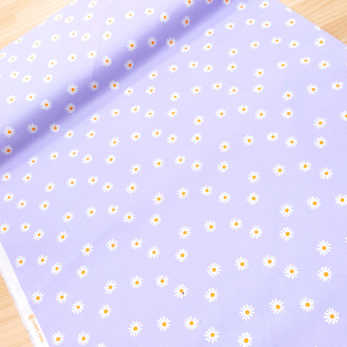 定番・50cm単位販売】生地 布 花柄 マーガレット オックス 約110cm幅