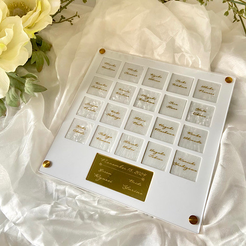 結婚証明書 ウェルカムボード 20名様まで ゲスト参加型結婚証明書