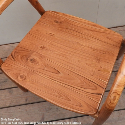 木製アームチェア オーク材 無垢材 オーク ダイニングチェア アームチェア 木製 肘付き椅子 無垢椅子