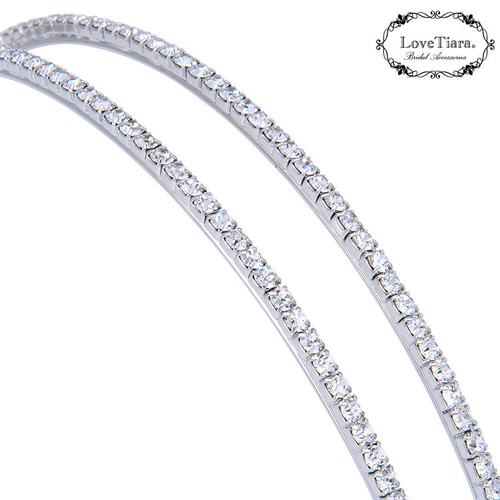 シンプル2連カチューシャKA-42|ウエディング 結婚式 花嫁 お呼ばれ