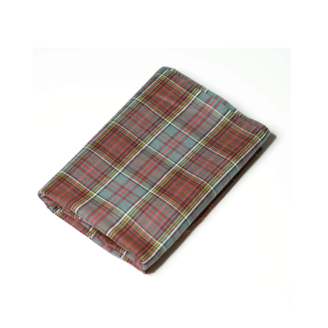 【着分販売】イタリア製／ピュアニューウール100％　チェック生地 7,840円